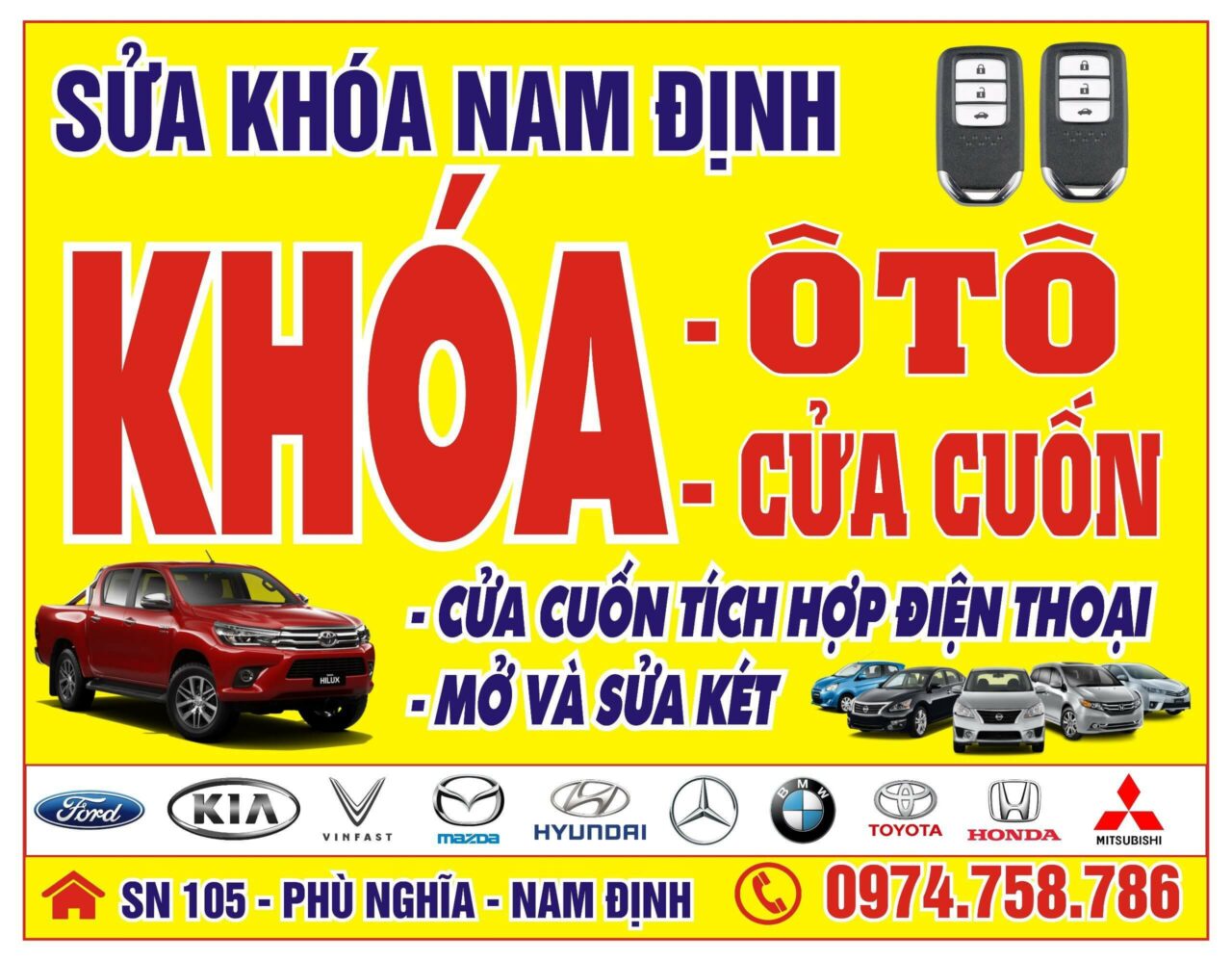 Địa chỉ làm chìa khóa oto KIA Ninh Bình